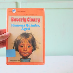 vintage Beverly Cleary Ramona Quimby, livre pour l&#39;âge de 8 ans
