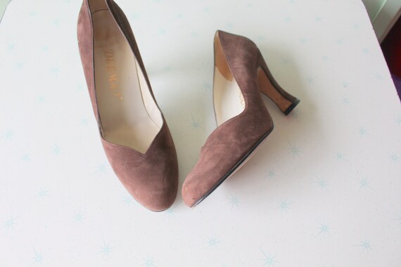 schijf wees stil Uitwerpselen Buy 1960s Vintage Brown Heels......size 8 Womens.....heels. Pumps. Online  in India - Etsy