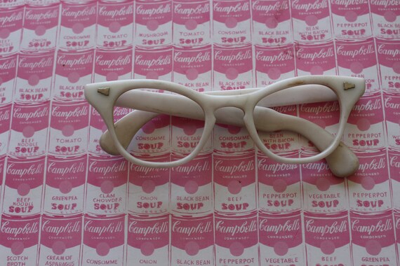 1950s 1960s Vintage CAT EYE Eye Glasses..vintage … - image 3