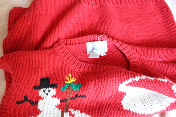 1960s Vintage CHRISTMAS SWEATER Vest....small wom… - image 5