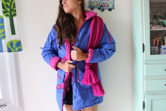 1980s HIPSTER Jacket...unisex. colorful. bright. … - image 3