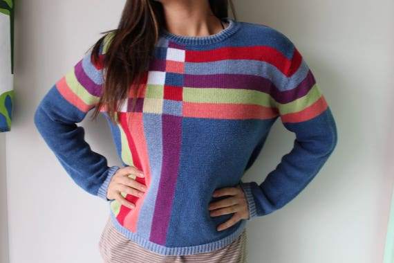 1980s RAINBOW Sweater...unicorn. colorful. bright… - image 4