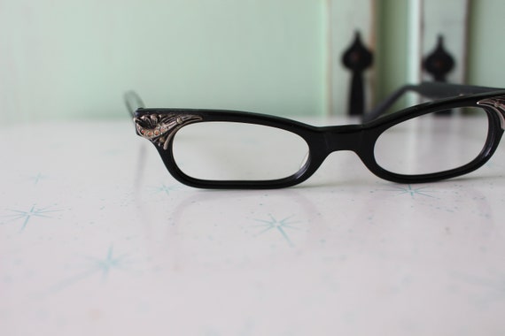 1950s 1960s Cat Eye Glasses.....vintage eyewear. … - image 3