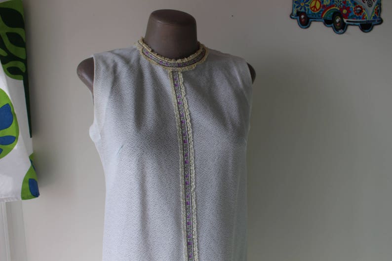 mid century mod sleeveless swirls mod 1960s dress retro disco 1970s TWIGGY MOD Dress...small medium geometric gogo lace costume