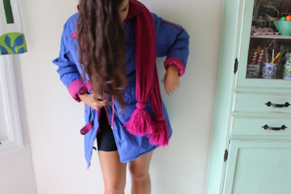 1980s HIPSTER Jacket...unisex. colorful. bright. … - image 5