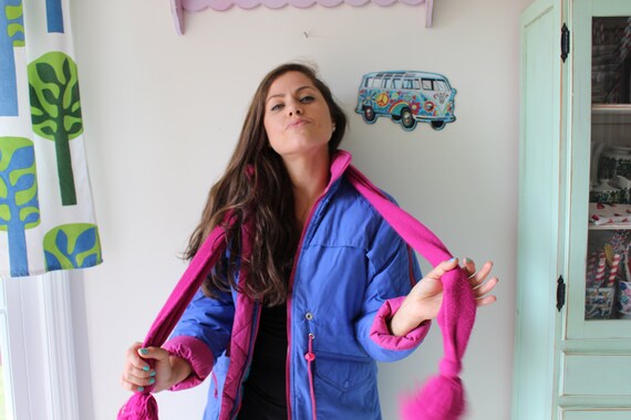 1980s HIPSTER Jacket...unisex. colorful. bright. … - image 6