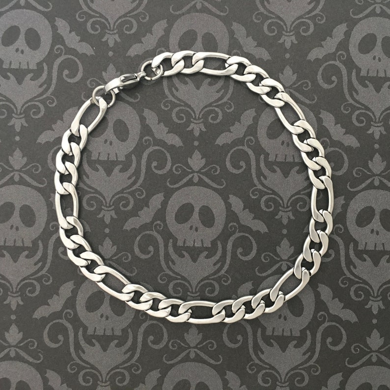 Stainless Steel Chain Bracelet Lead-Free Nickel-Free 5.88 inch