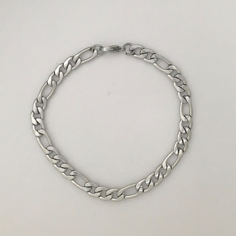 Stainless Steel Chain Bracelet Lead-Free Nickel-Free 5.88 inch