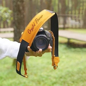 Camera Strap, Leather Neck Camera Strap, Free Custom Name
