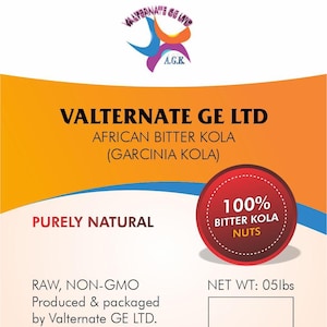 Organic Fresh Bitter Kola, Natural Garcinia Kola & Kola Nut