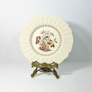 Vintage 10.5&quot; Royal Doulton englischer Bone China &quot;&quot;Grantham&quot;&quot; Speiseteller // Servierplatte // Englisches Design // Country // Cottage.&quot;