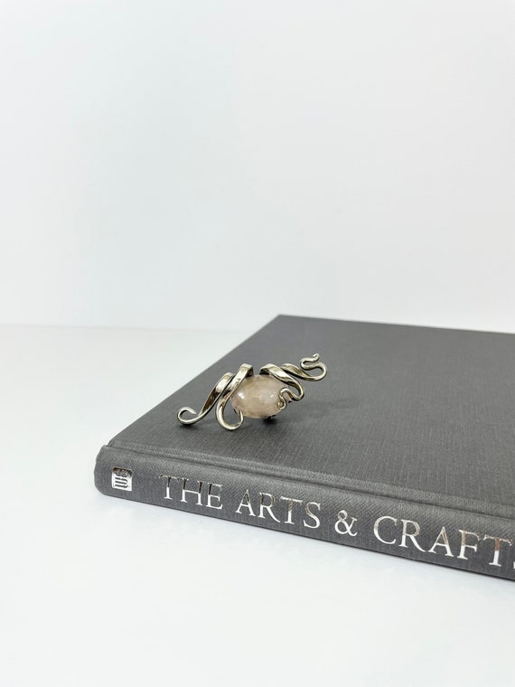Vintage Handmade Studio Jewelry Brooch // Art Nou… - image 1