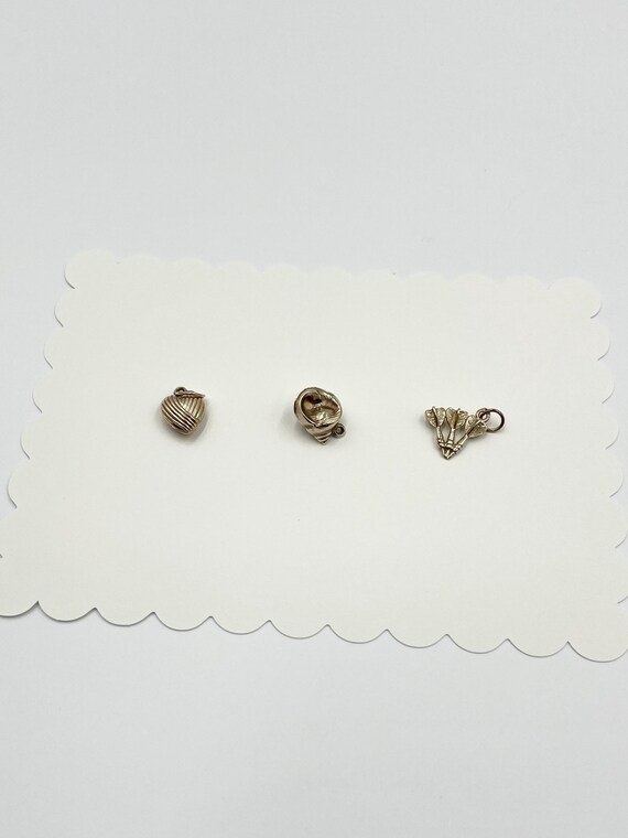 Vintage 9ct Gold Darts Charm // Three Darts Pendant // Gold Sports Charm // Pub Games Charm // Collector’s Gold Charm View 2