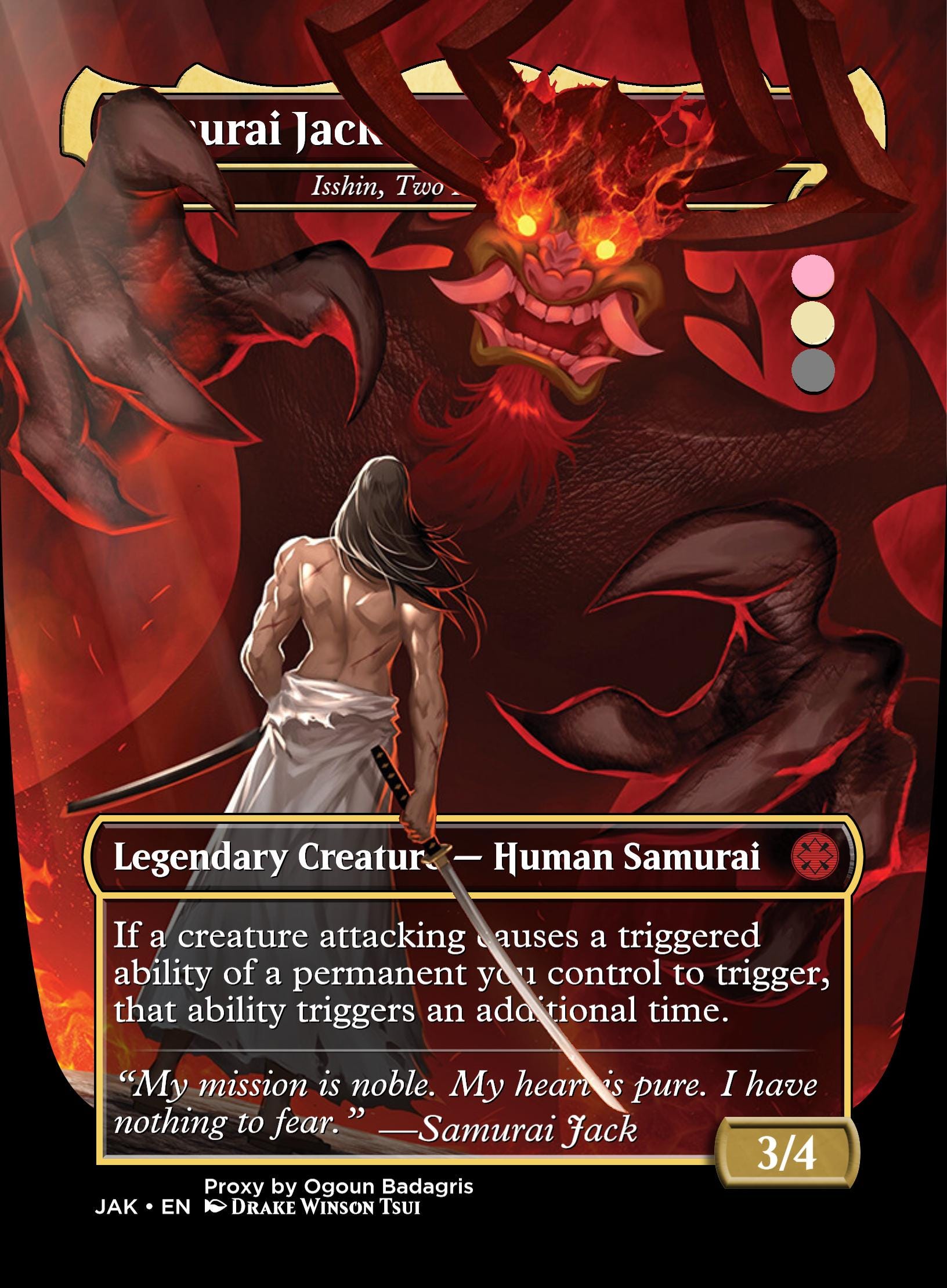samurai mtg cards Peerless Samurai (Showcase Samurai) [Kamigawa: Neon Dynasty]