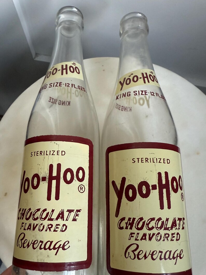 1950s Yoo-hoo Glass Bottle - 15 Oz Collectible - Etsy