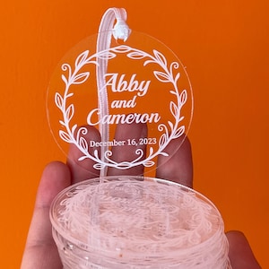 Christmas Ornaments, Ornaments for guests, Personalized Ornament, Custom wedding favors, Promotional Ornaments, Your Logo Ornaments