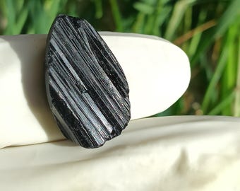 21 cts. Black Tourmaline cabochon,Black Tourmaline Druzy Cabochons unique Cabochon,gemstones,cabochon for making silver tourmalin ring size.