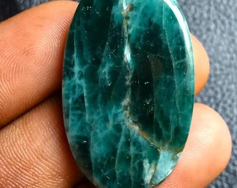 53 Jh. Grün-Blau-Apatit Cabochon Natürliche Lose Edelstein Großer Stein Poliert Kristall Schmuck machen Wire Wrap Versorgung best Geschenk für sie und sie