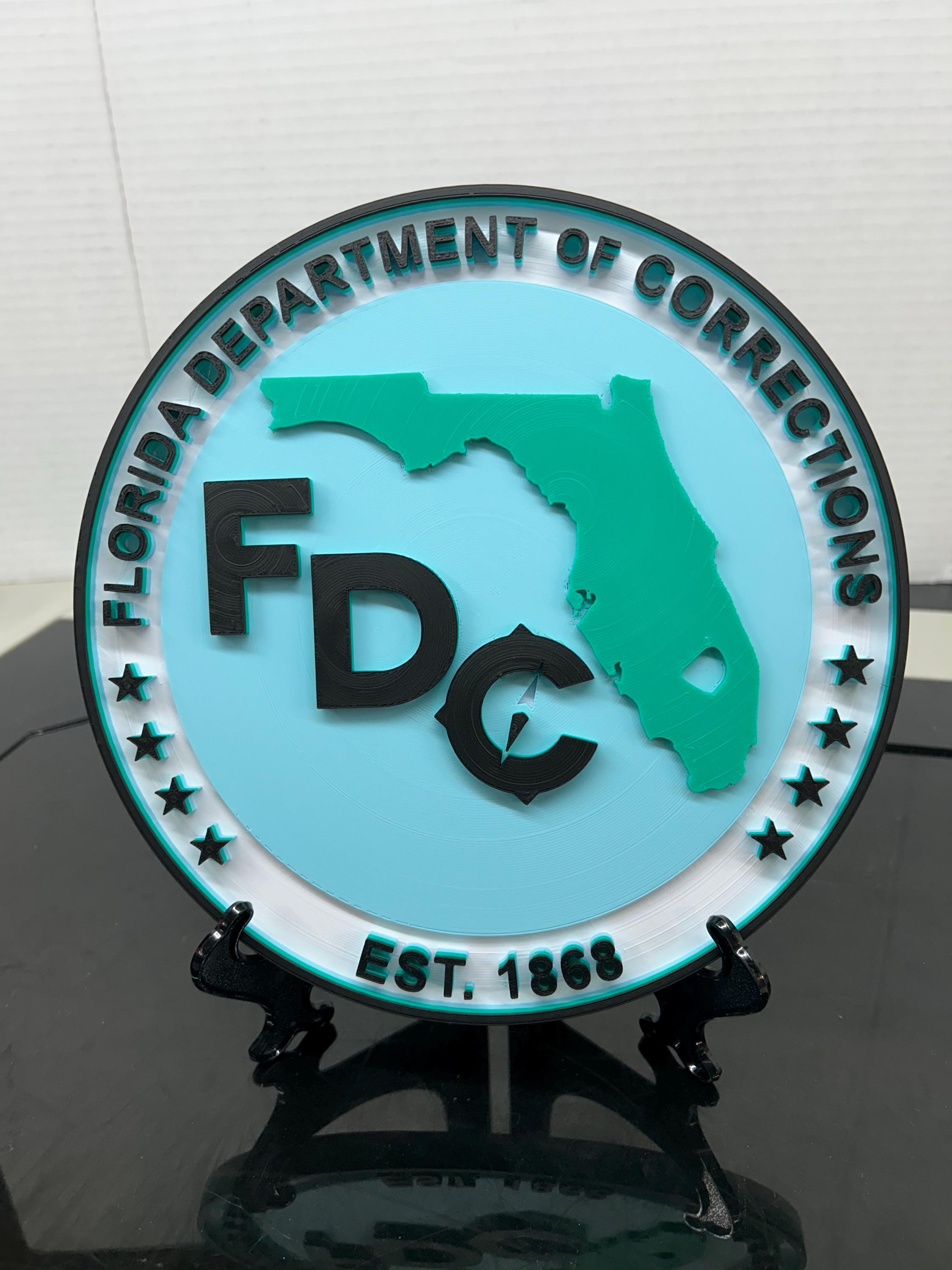 Florida Corrections Badge - Etsy