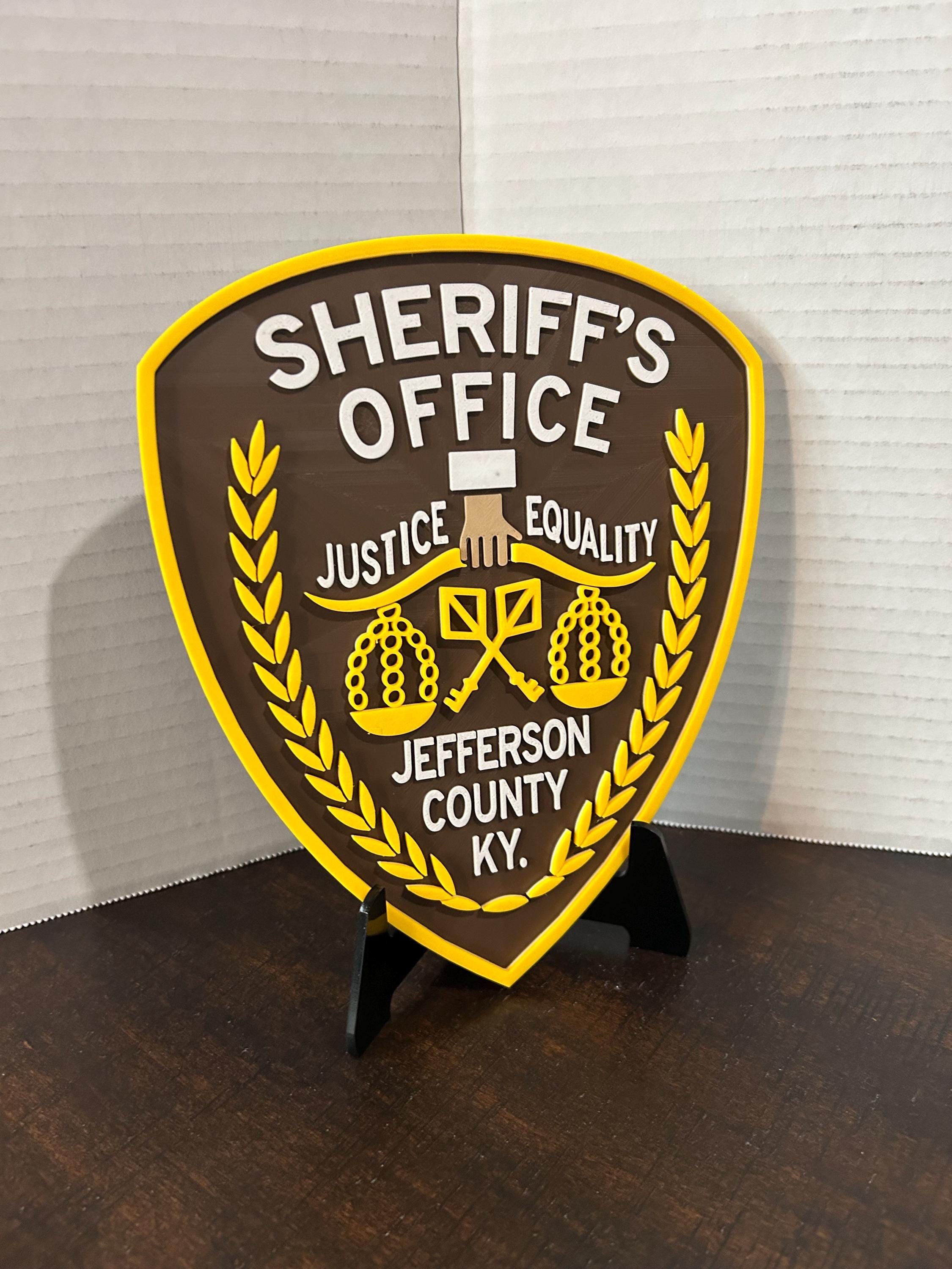 Jefferson County Sheriff 3D Patch Plaque - Etsy