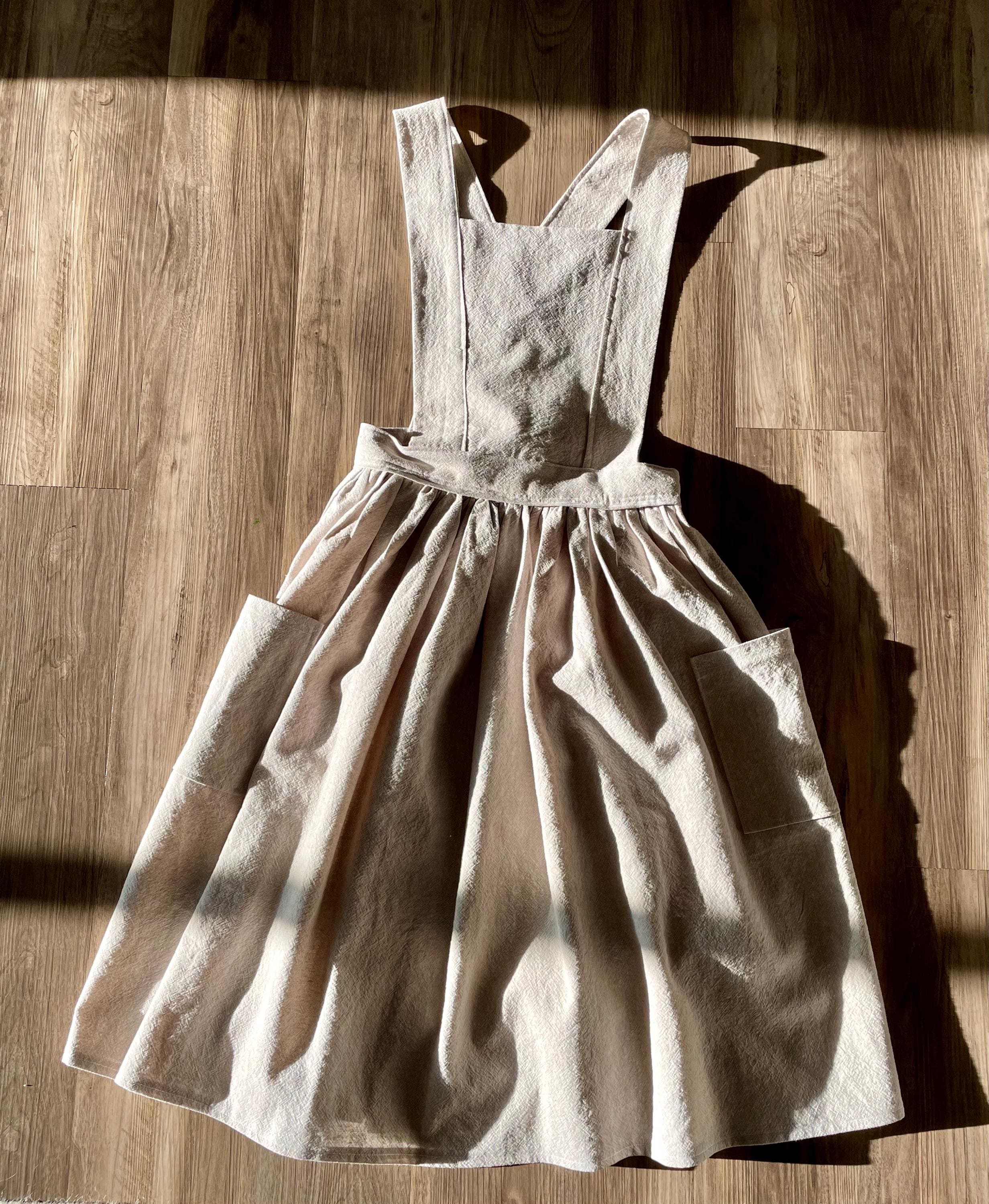 Embroidered Linen Dress - Etsy
