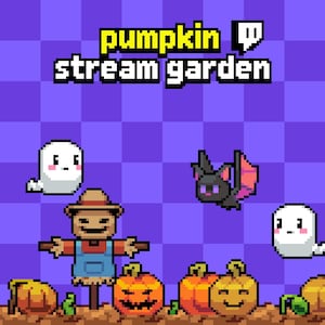 Halloween Pumpkin Patch | Interactive Stream Overlay for Twitch | OBS / StreamElements / Streamlabs