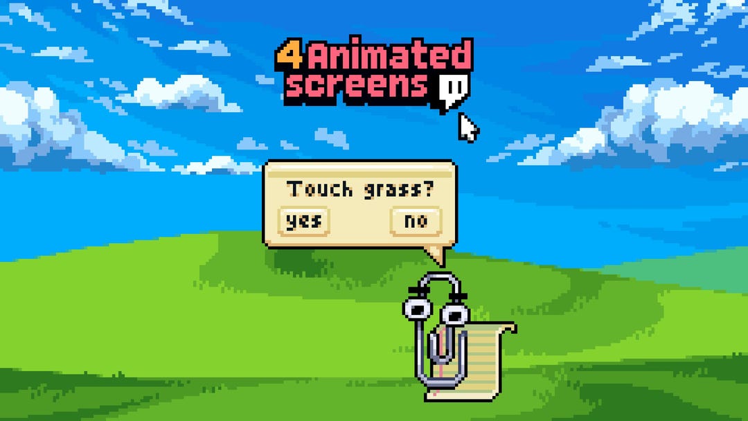 4x Animated Stream Scenens Twitch, Youtube ~ Pixel Art Animation ...