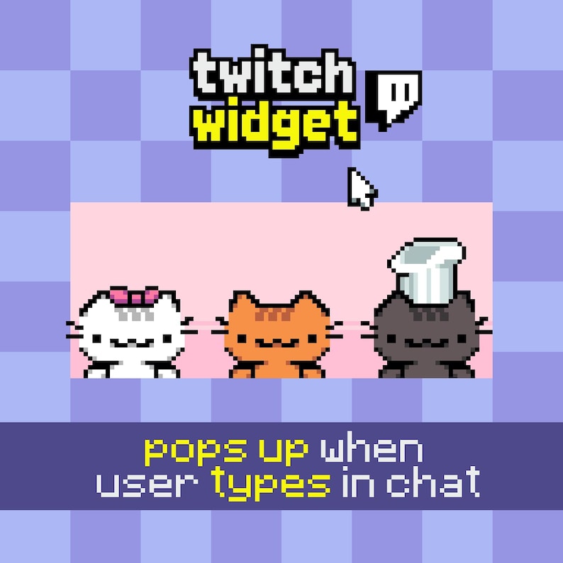 Pixel Kitty Audience Widget | Interactive Stream Overlay for Twitch ...