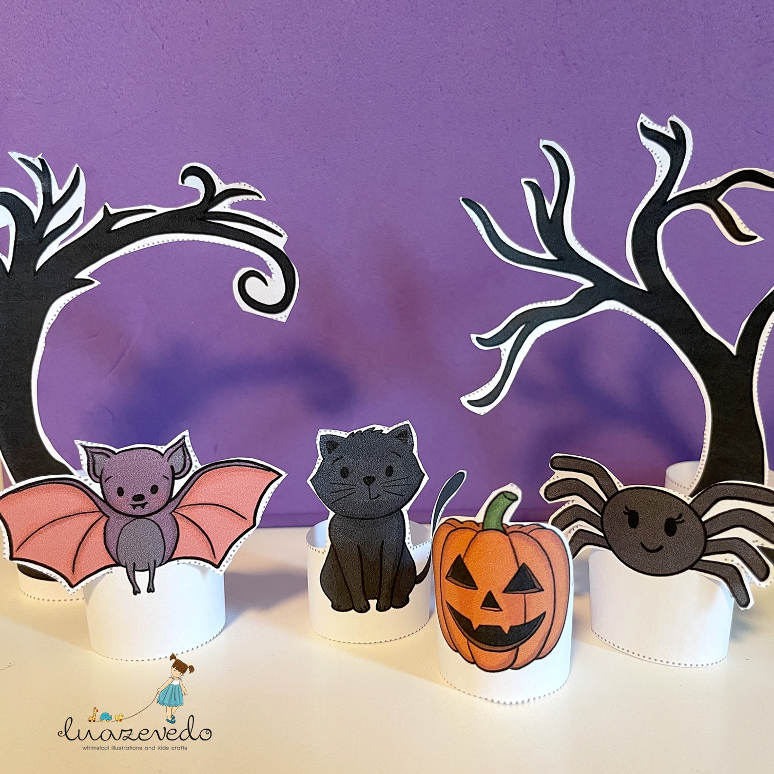 Halloween Finger Puppets | Printable Kids Craft Activity (PDF Download ...