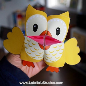 Set of 6 PRINTABLE WOODLAND Animals Cootie Catchers | PDF Download ...