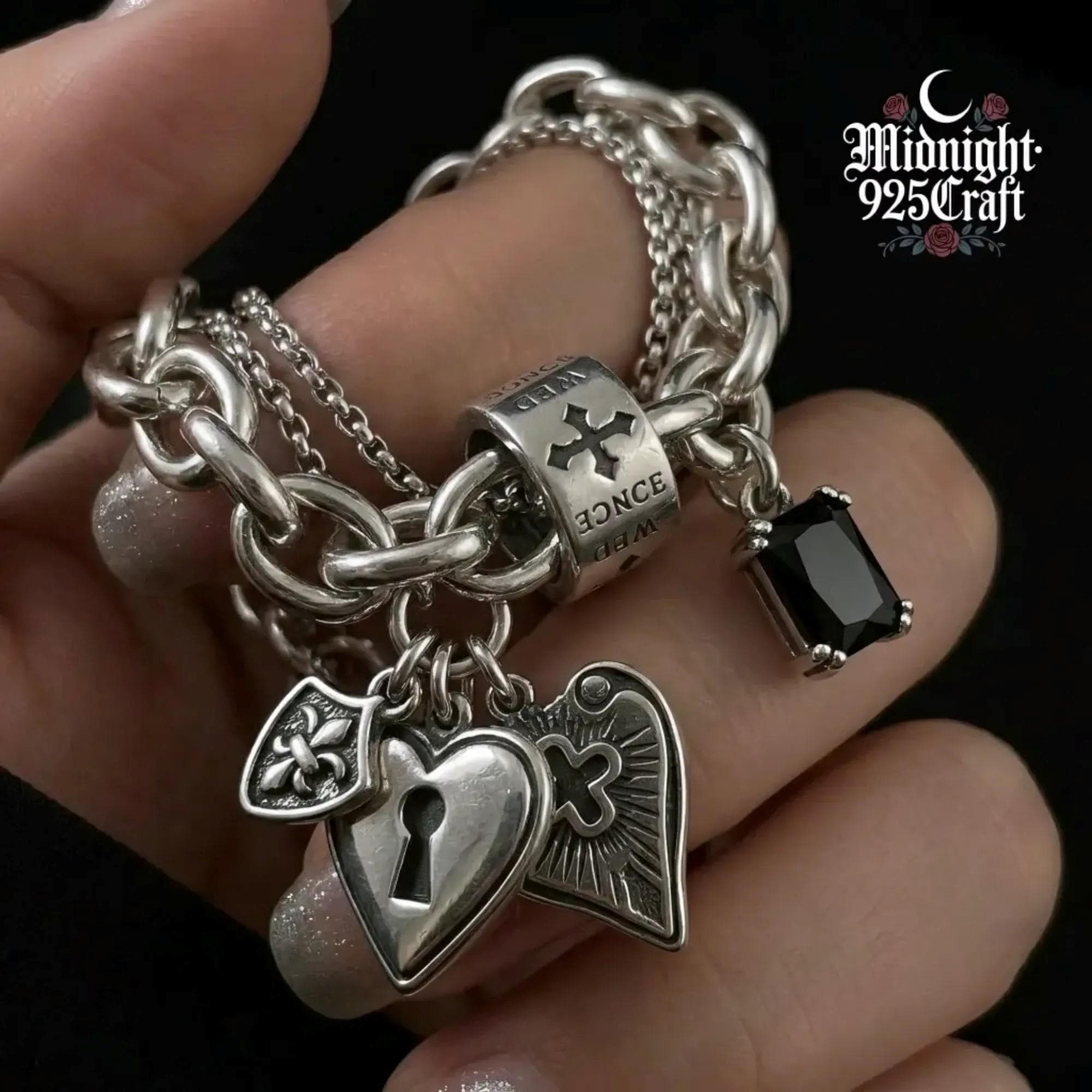 Chrome hearts jewelry sterling silver - Etsy 日本