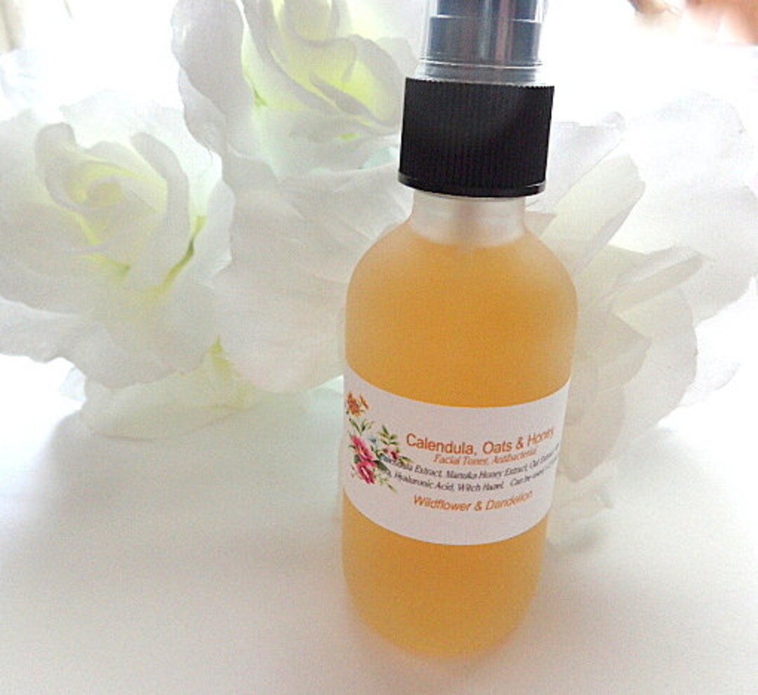 Calendula, Honey & Oats Gentle Antiseptic Facial Toner/cleanser Etsy