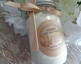 Goddess Milk Bath Powder, Milk Baths, Skin Care, Soothing Luxury Bath, Oatmeal, Milk & Honey