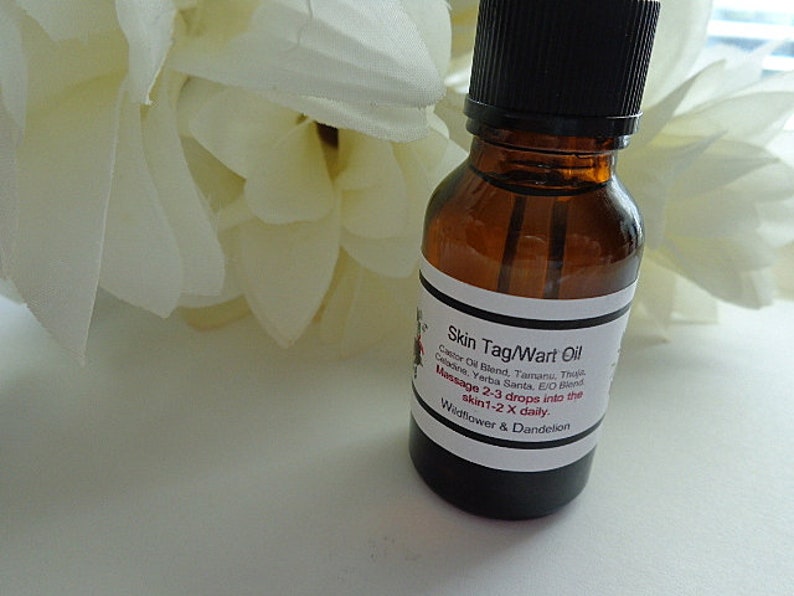 Natural Skin Tag Face & Body Oil, Natural Skin Care, Herbal Skin Tag Oil, Original image 1