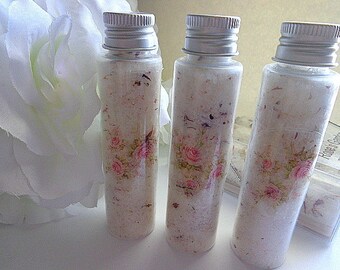 ROSE'S GARDEN, Flower Petal Bath Salt Set