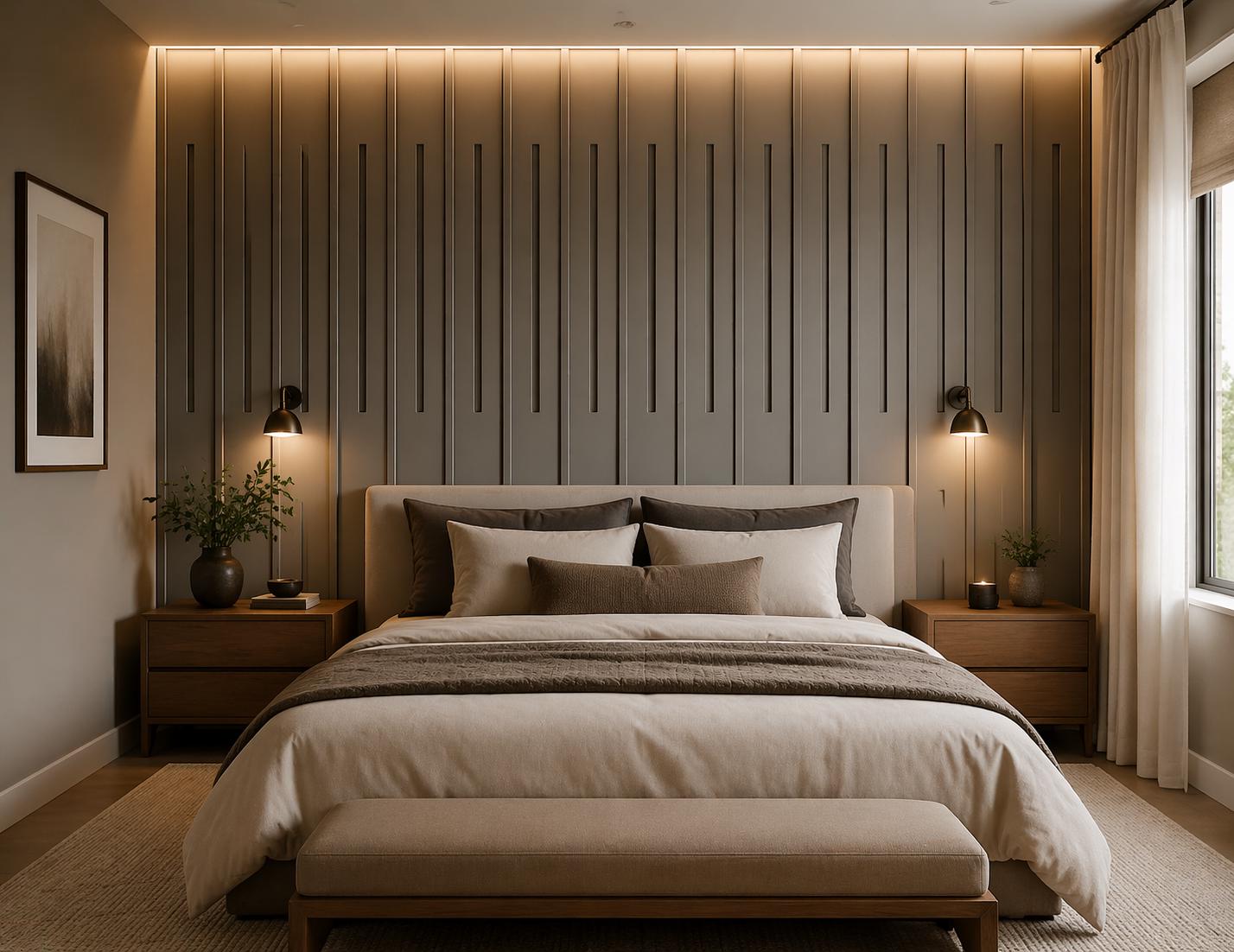 Modern Fluted/slated Accent Wall Design | Instructions/construction ...
