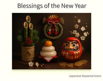 Kadomatsu - Japanese New Year's Entrance Good Luck Fortune Bamboo