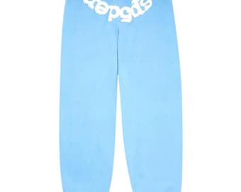 Spider Worldwide hemelsblauwe unisex joggingbroek oversized joggingbroek