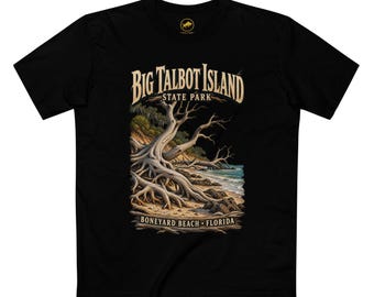 Big Talbot Island State Park Shirt, Boneyard Beach Florida Driftwood Graphic Tee, Jacksonville Coastal Nature Gift
