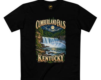 Cumberland Falls Shirt, Kentucky Moonbow Waterfall Tee, Appalachian Travel Gift