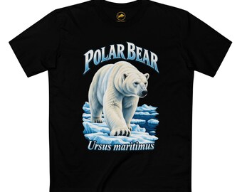 Polar Bear Shirt, Arctic Sea Ice Wildlife Tee