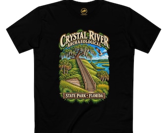 Crystal River Archaeological State Park Shirt, Florida Temple Mound and Nature Coast History Tee
