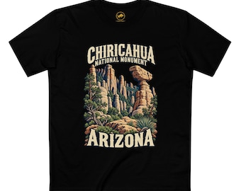 Chiricahua National Monument Shirt — Arizona Hoodoo and Balanced Rock Tee
