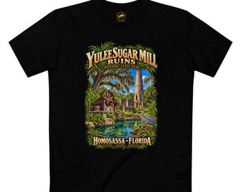 Yulee Sugar Mill Ruins Shirt, Homosassa Florida Historic State Park Heritage Tee