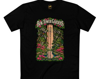 Bok Tower Gardens Shirt, Lake Wales Florida Singing Tower and Carillon Tee