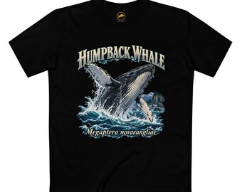 Humpback Whale Shirt, Breaching Ocean Wildlife Tee