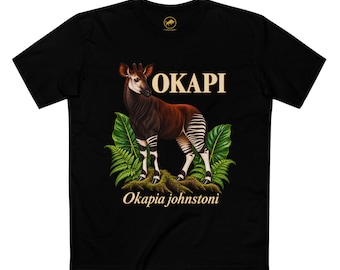 Okapi Shirt, Congo Rainforest Wildlife Tee