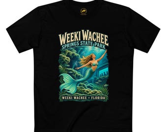 Weeki Wachee Springs State Park Shirt, Florida Mermaid Show Graphic Tee