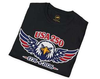 Shirt VS 250 Premium American Eagle patriottische T-shirt | 1776 2026 America 250 USA T-shirt Independence Day-shirt