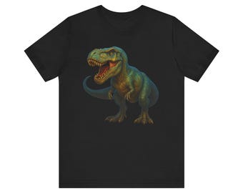 Realistic T-Rex Dinosaur Shirt - Jurassic Graphic Tee